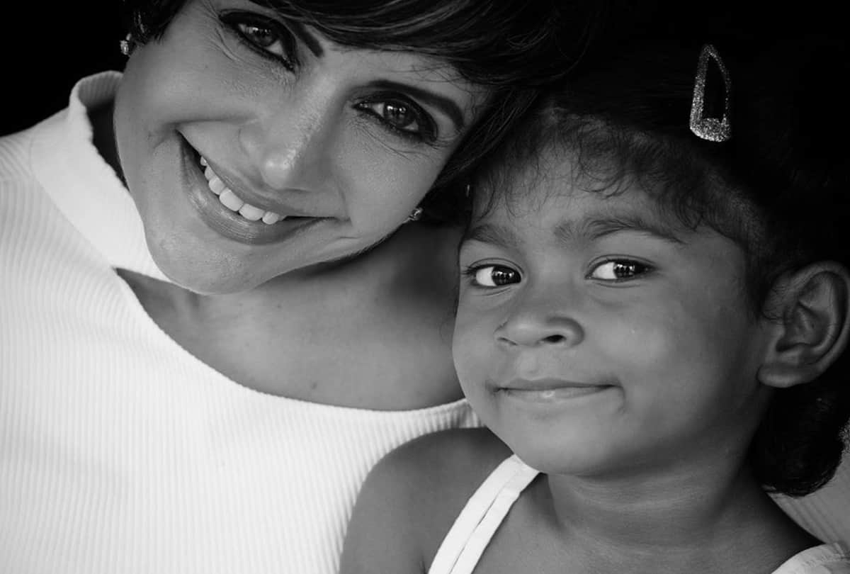 Mandira Bedi Gave Epic Reply to the user asking 'from which slumdog centre you adopt your daughter?'