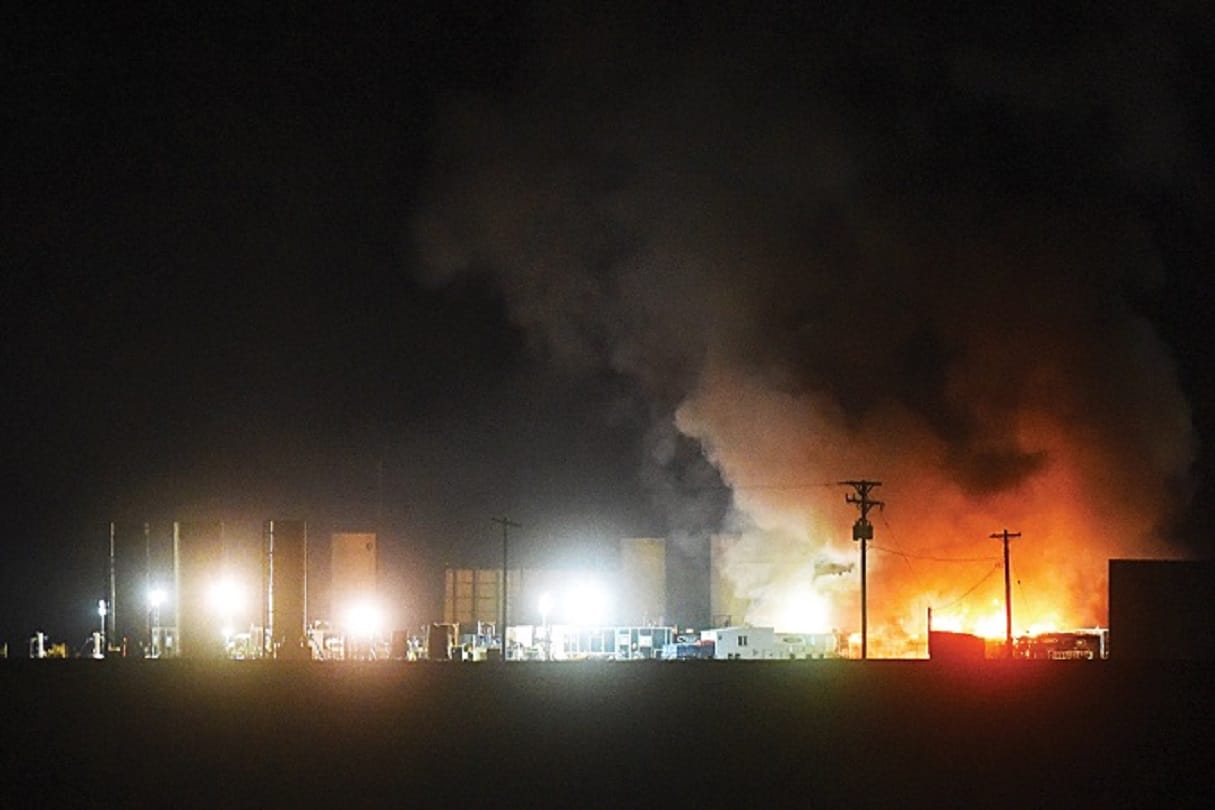 5 dead in a fire in a gas terminal in Guangzhou Zhuang, China