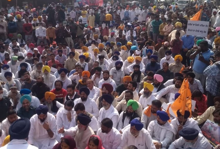 Punjab News: Akali dal Protest in Ludhiana of Punjab