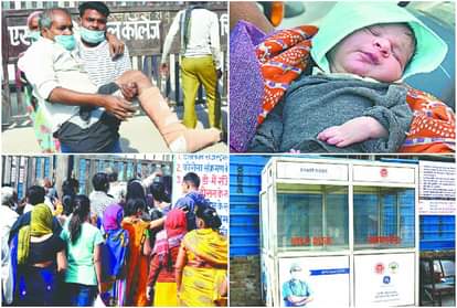 Sn Medical College Patients On Opd No Man On Help Desk