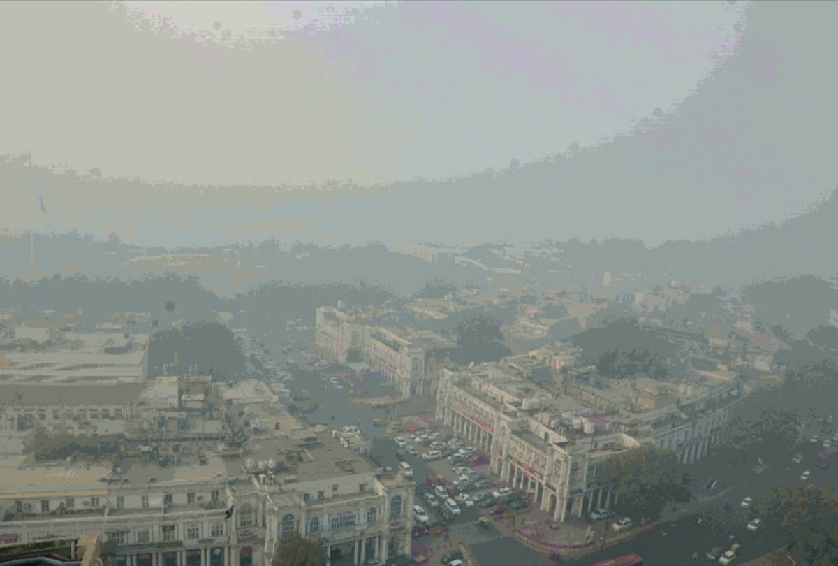 Delhi Air Pollution AQI News: Delhi-NCR wrapped in thick sheet of smog, wind very bad, Ghaziabad most polluted