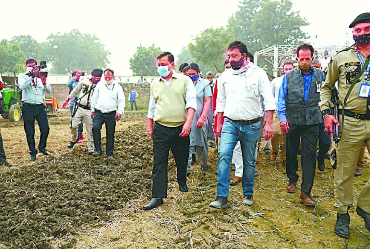 Kejriwal said, Delhi gave easy solution to the stubble