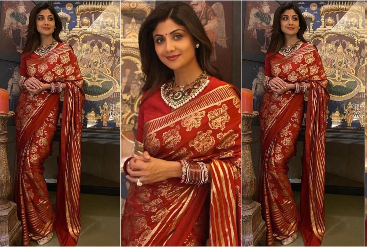 see pics of shilpa shetty kajol to bipasha basu these bollywood actresses celebrate karwa chauth in stunning outfits