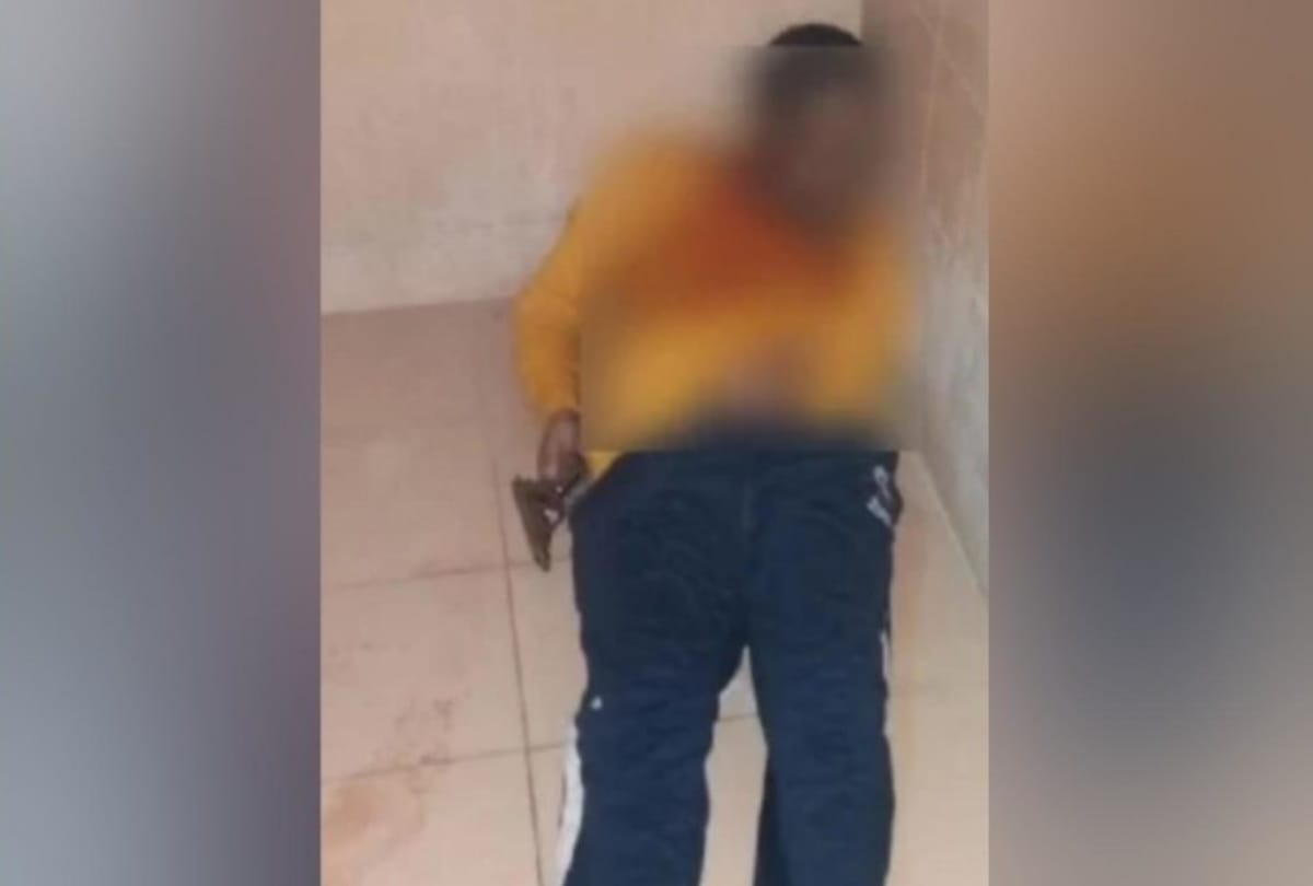 drug dealer Murder in Bathroom by Son in gorakhpur