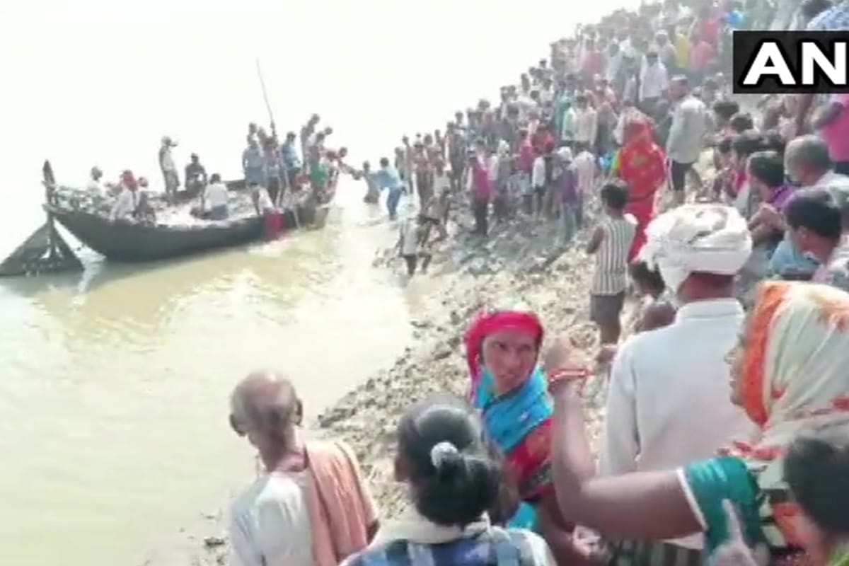 bhagalpur boat overturned in ganga river in tintanga many people drowned rescued hospitalised missing
