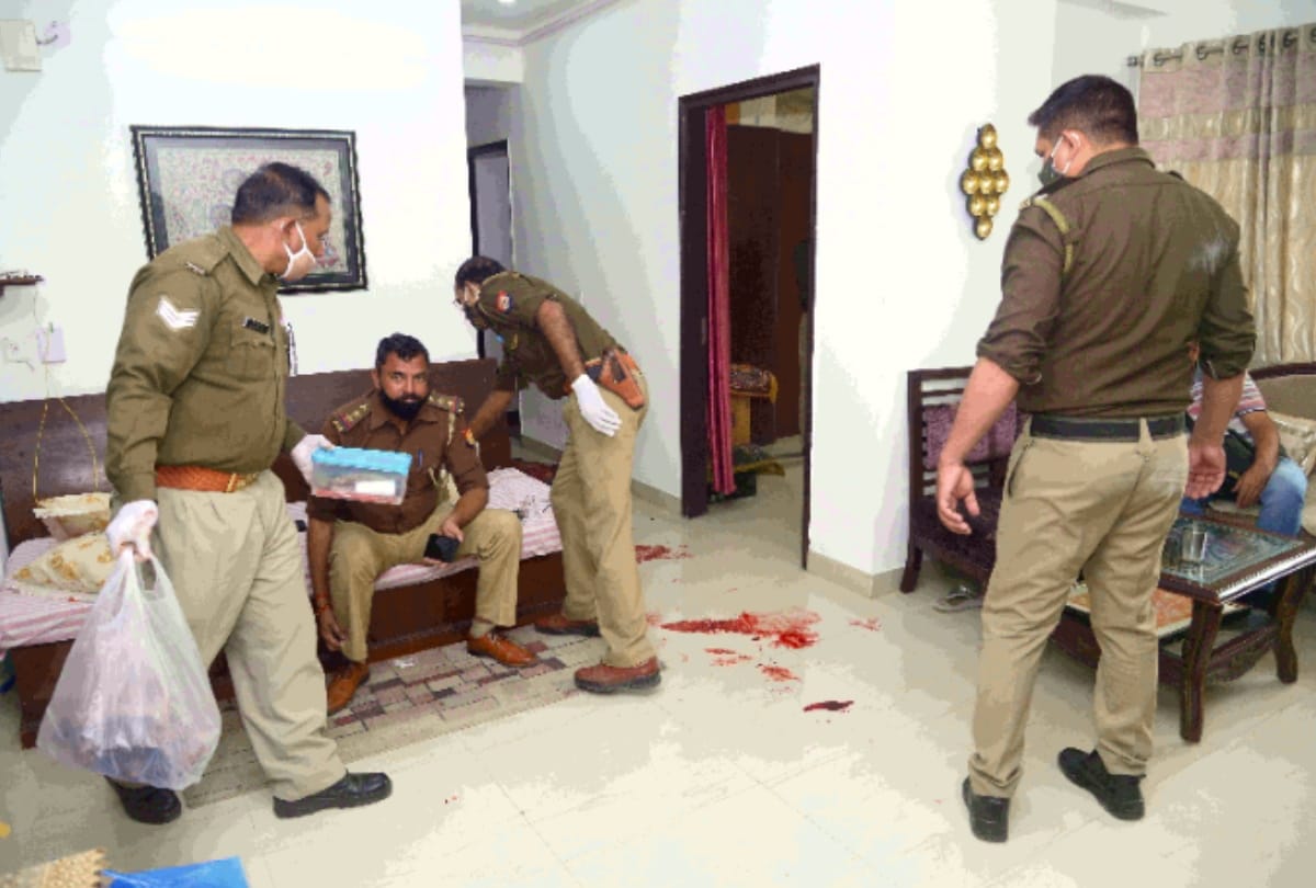 Greater noida cherry county society double murder case accused left his shoes on price mart terrace then went to girlfriend house