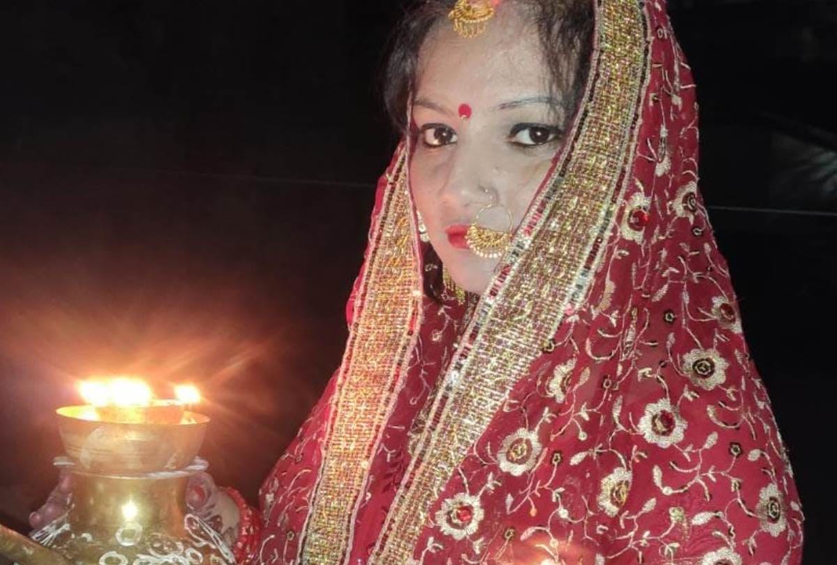 pictures of karwa chauth in lucknow
