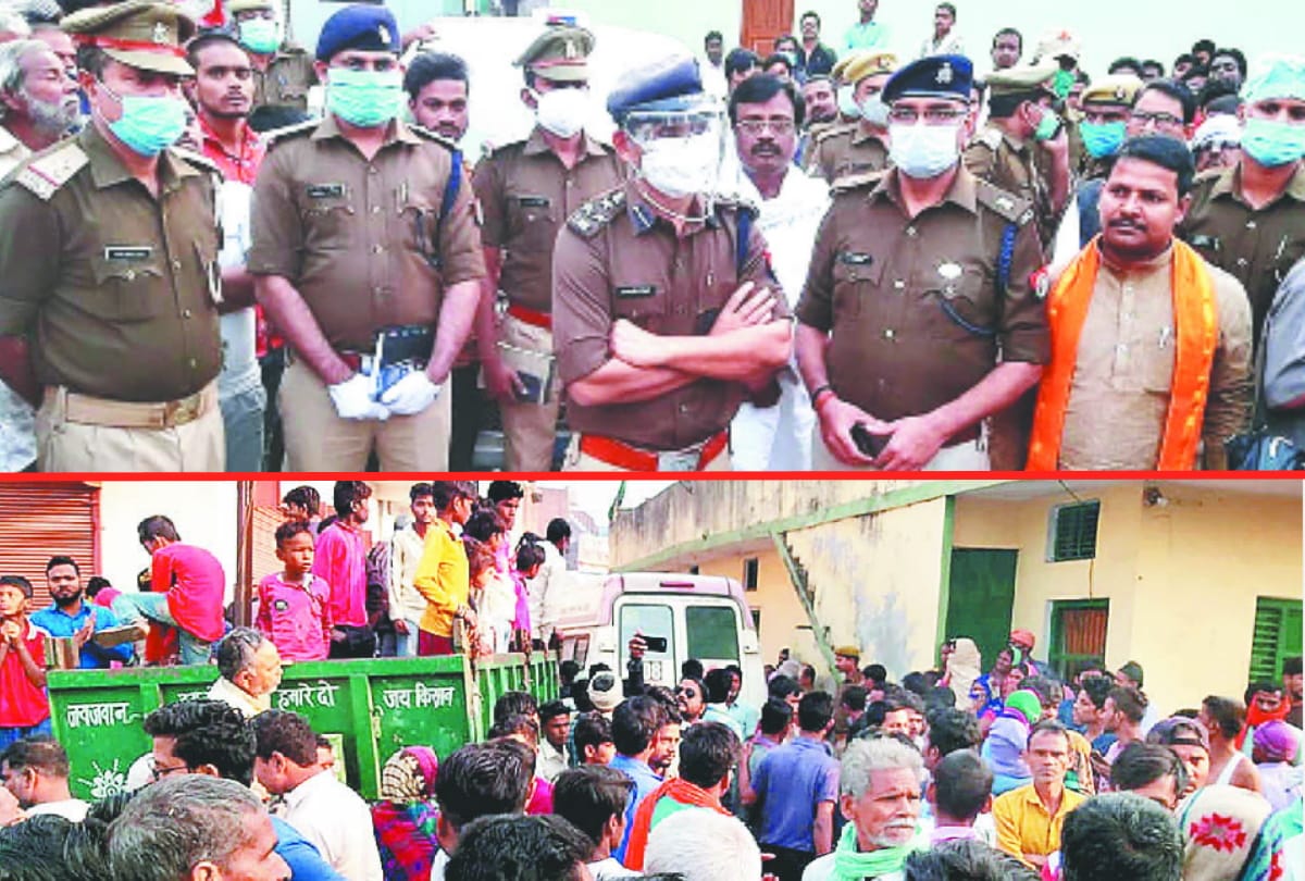 Kushinagar cracker factory blast People in panic due to four dead see photos