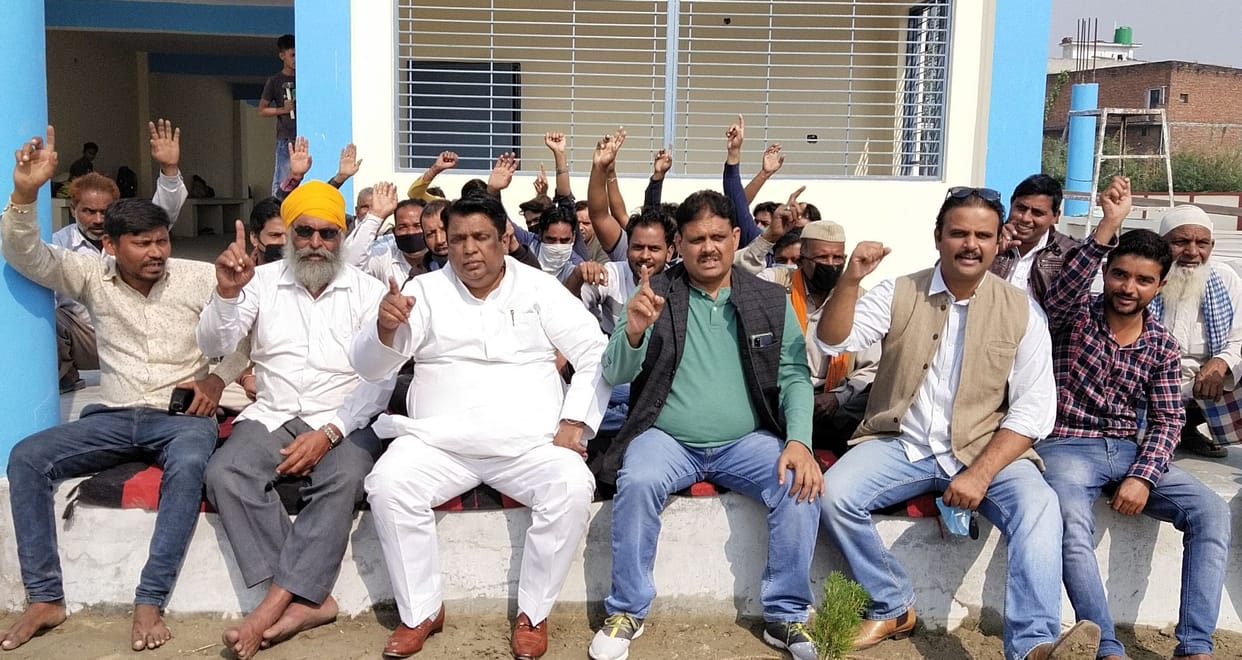 Protest Against Encroachement Drive