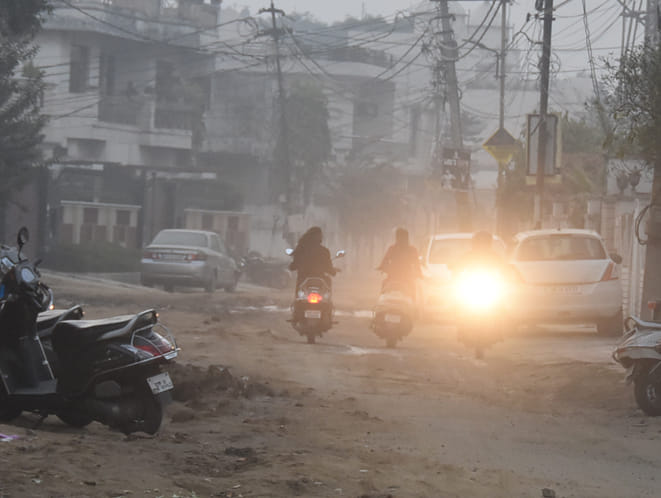 Oops This dust and smoke, poison is dissolving in the air