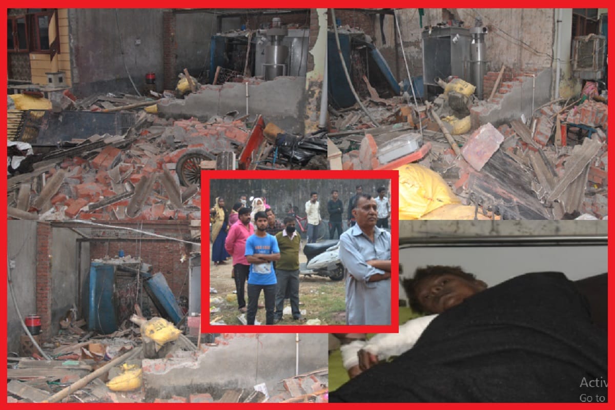 UP News: Blast in a factory at Meerut and three people injured and see photos