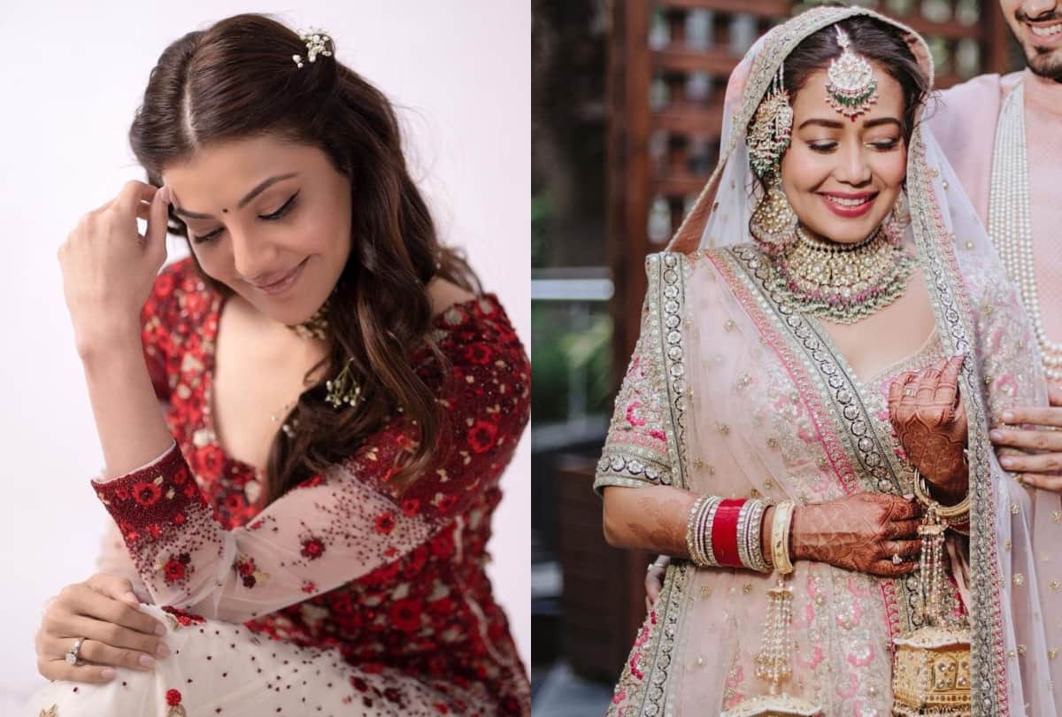 neha kakkar kajal aggarwal celebrate first karwa chauth after marriage
