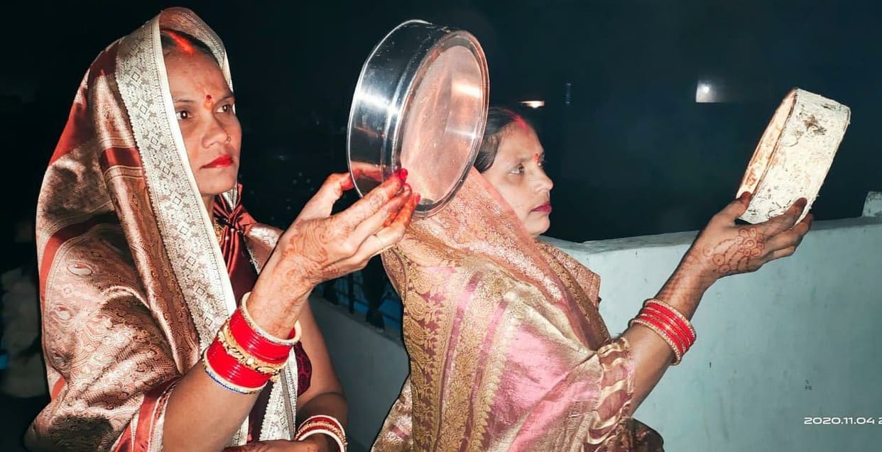 Suhagins kept Karva Chauth fast for unbroken happiness