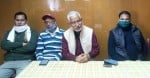 अल्मोड़ा में पत्रकारों से वार्ता करते राज्यसभा सांसद प्रदीप टम्टा।