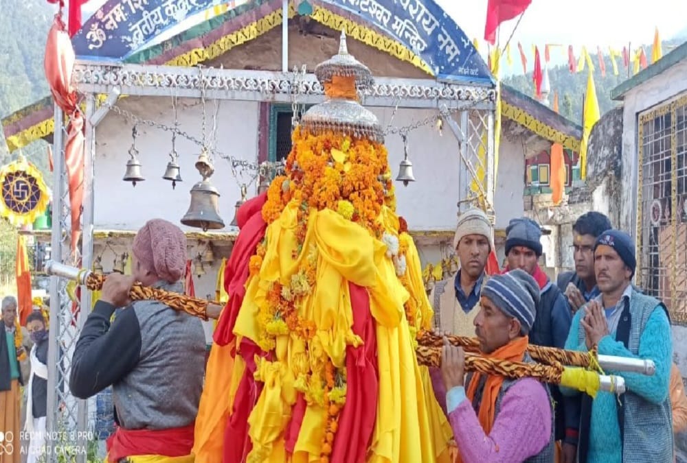 Third Kedar Tungnath Doli Enshrined in Markandeya temple Makkumath