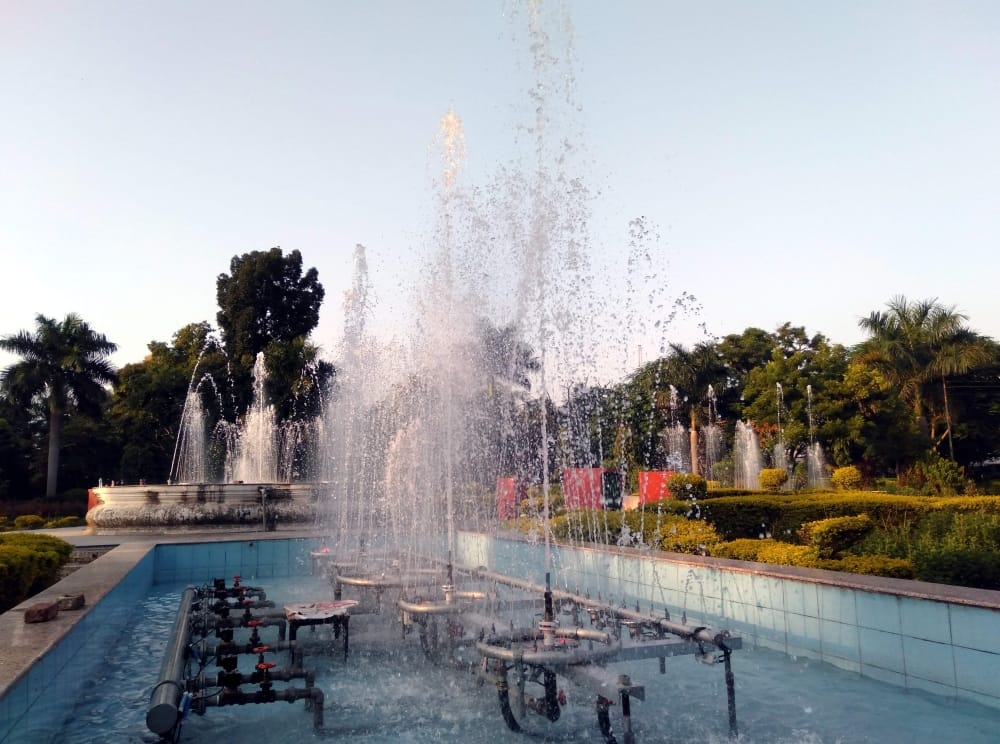 A colorful Gandhi Park opened for the public