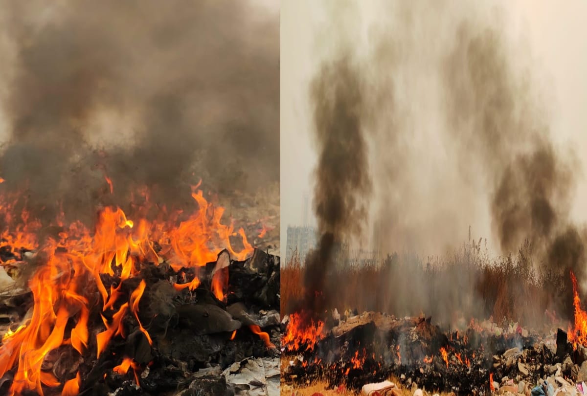 gurugram garbage burning administration taking no action