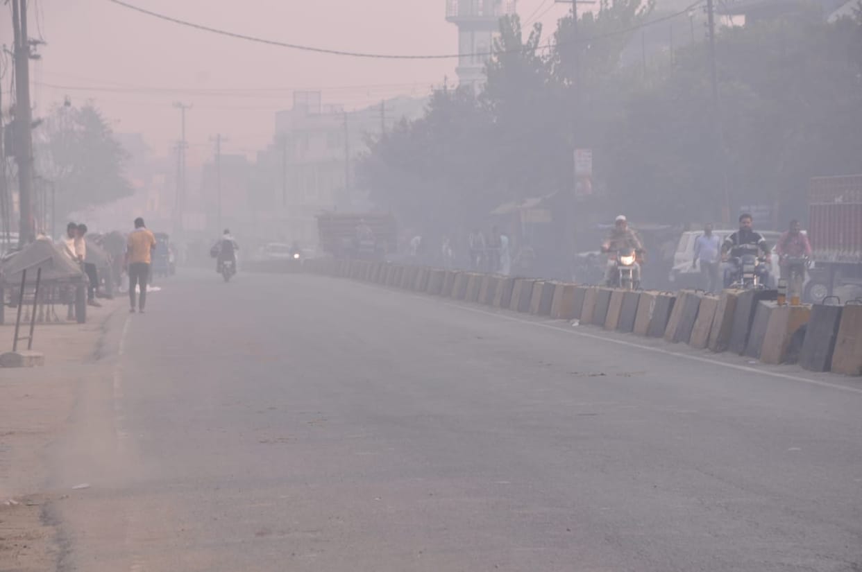 People's breath suffers from pollution