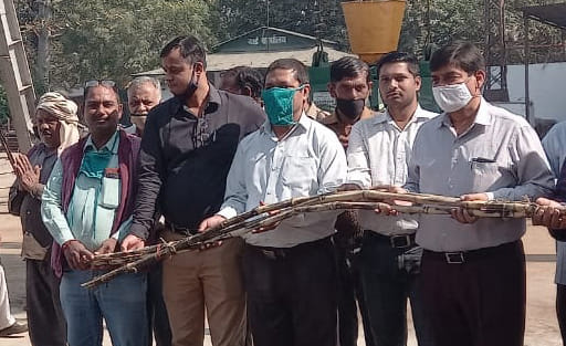 Deoband Triveni Sugar Mill starts crushing session