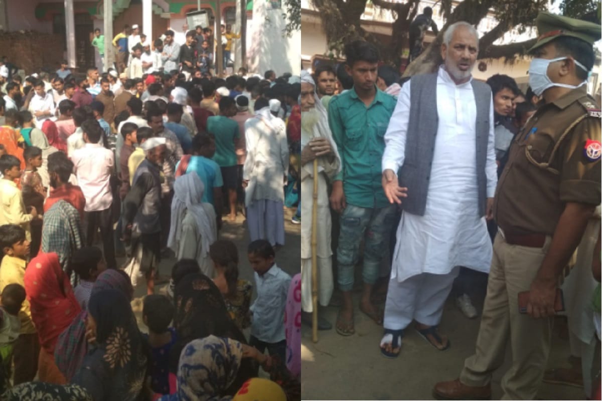 A child has died in road accident in a village at Muzaffarnagar