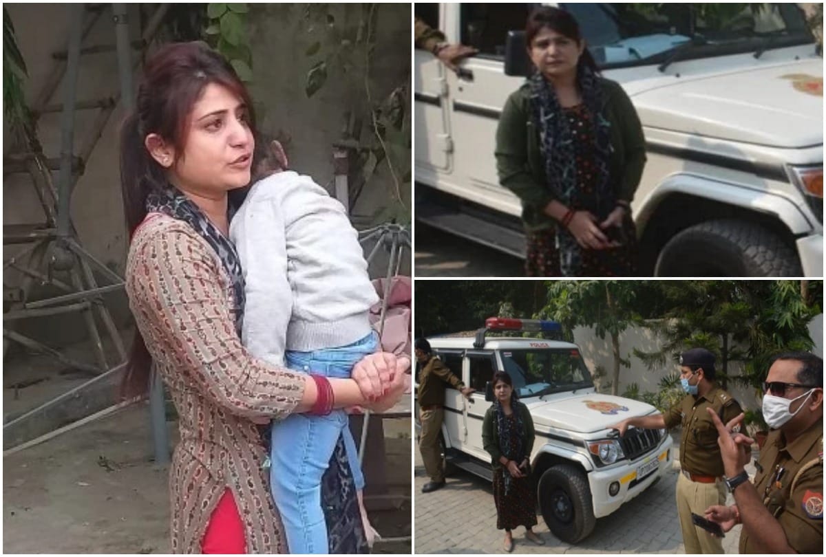 neha Did Not Get Entry In husband house Even After 17 Hours Of Dharna at moradabad