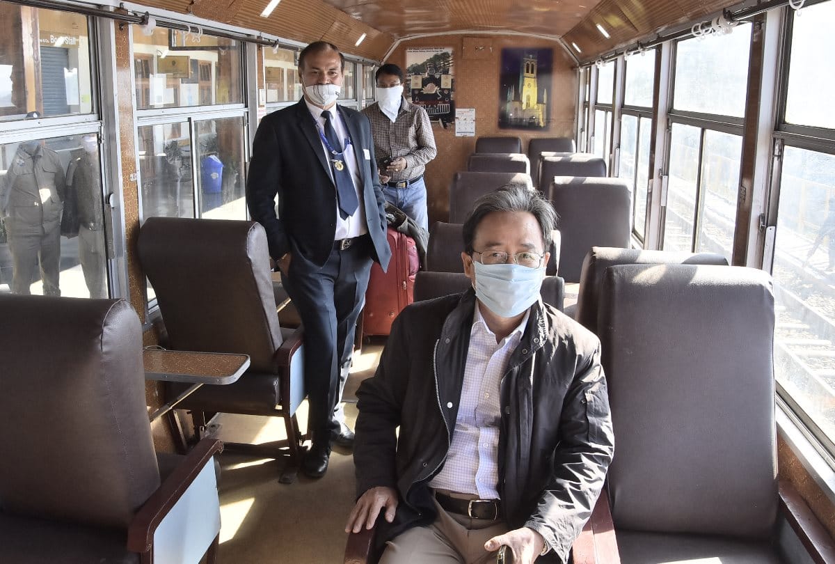 South Korean ambassador Shin Bongkil appreciate Shimla railway station
