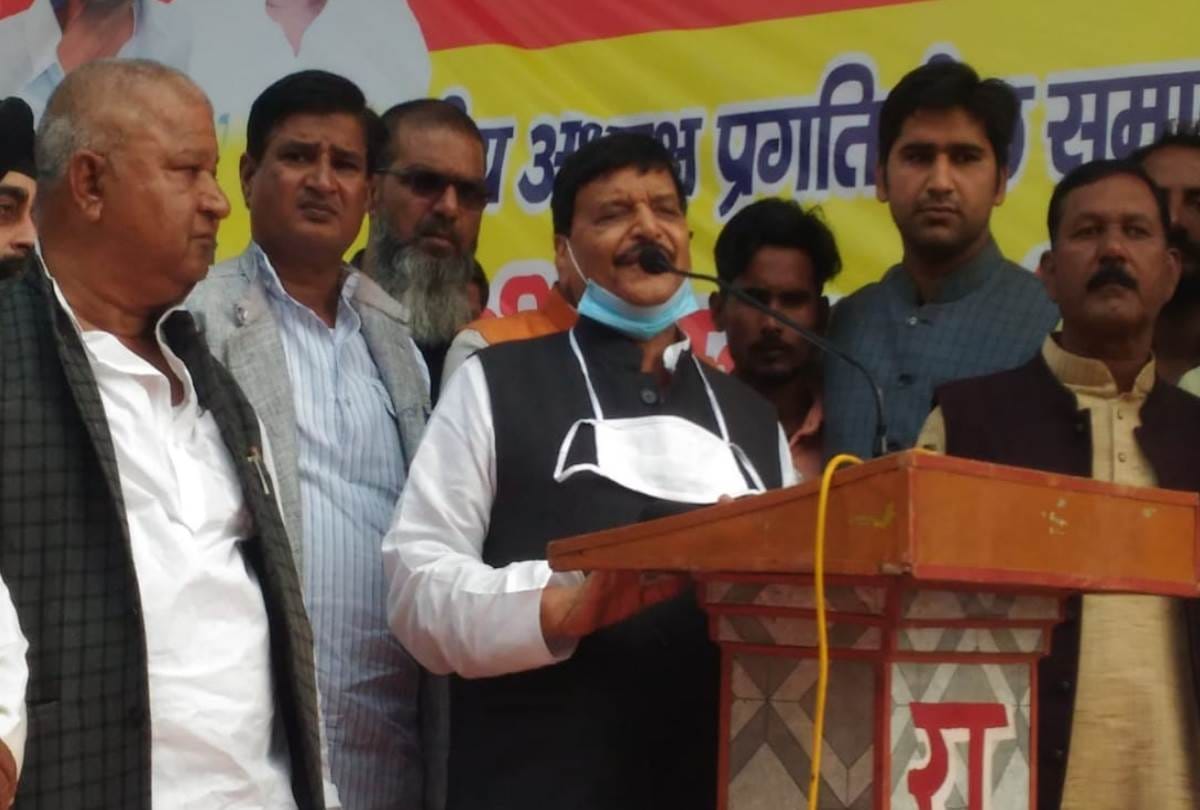national president shivpal singh yadav of pragatisheel samajwadi party lohia meeting in gonda