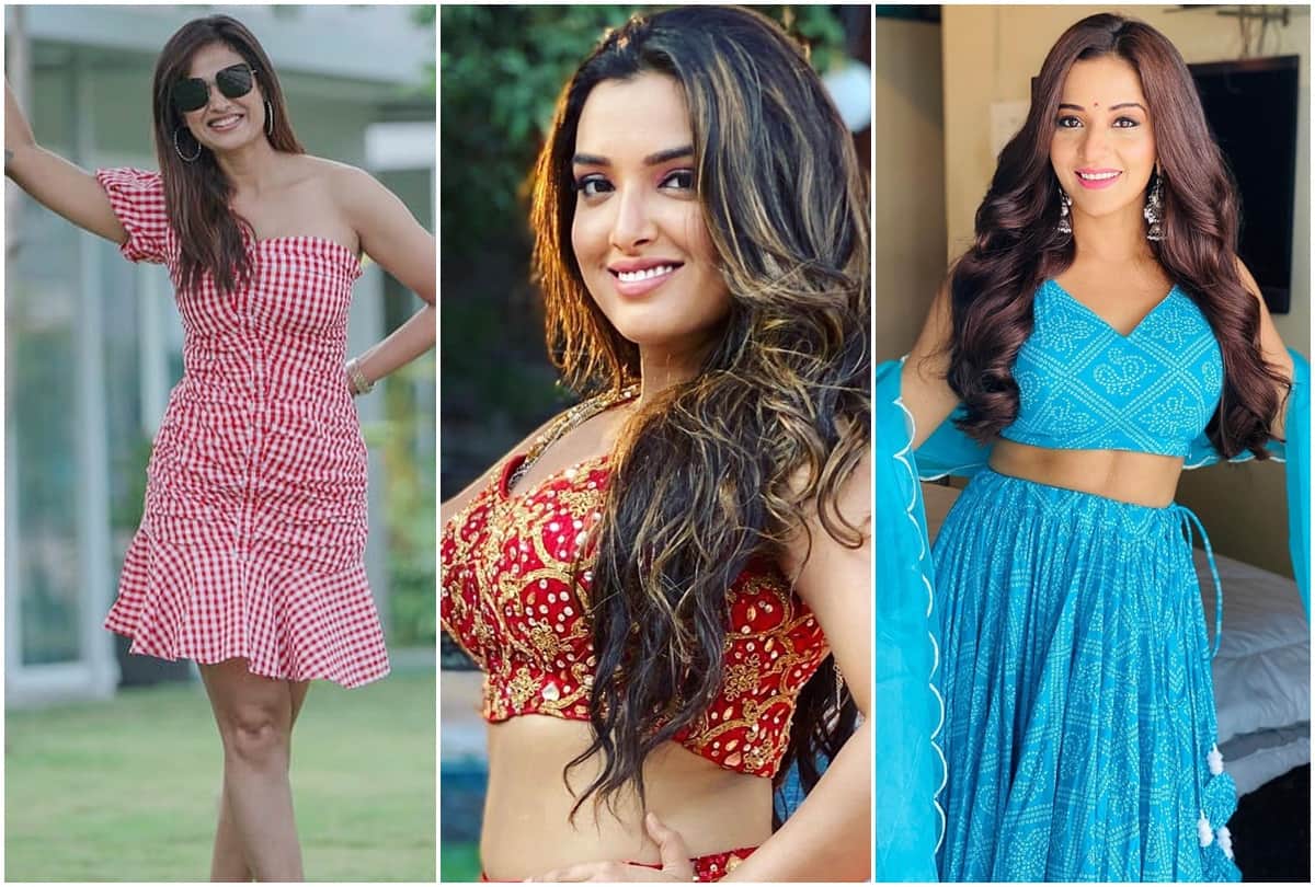 Bhojpuri Actresses Who Have Done Television Serials Shweta Tiwari Nidhi Jha Rashmi Desai Monalisa Amrapali Dubey