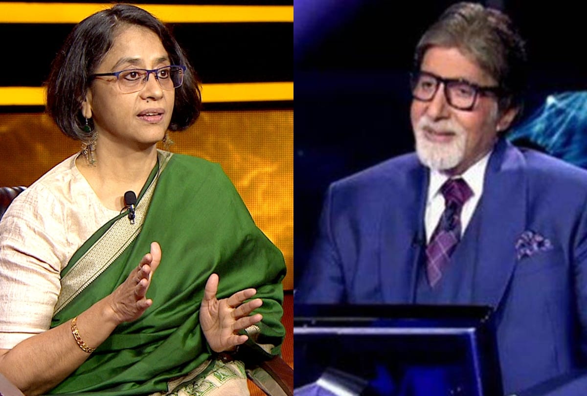 Kbc 12 amitabh bachchan show karmveer special anuradha kapoor and ratna pathak shah