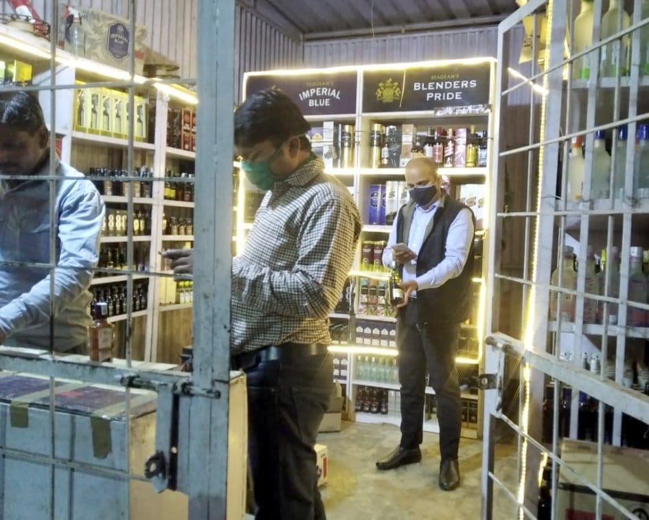 Do not drink alcohol sold illegally ... can be lost