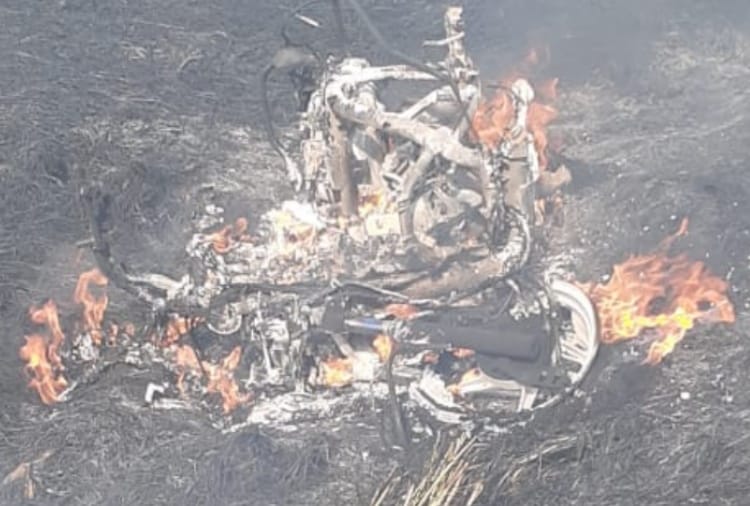62 year old woman burnt alive due to fire stubble in tarn taran