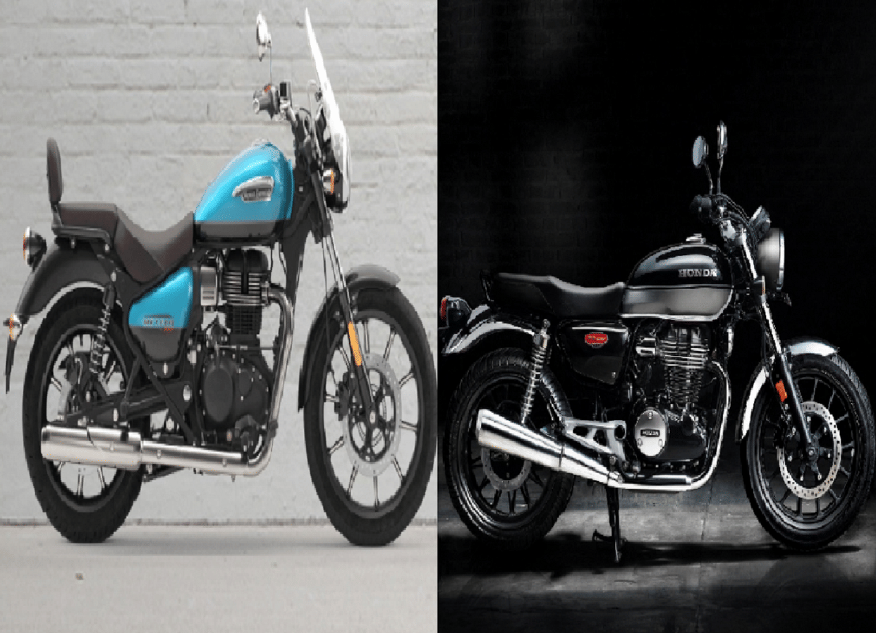 Royal Enfield Meteor 350 vs Honda H'Ness CB 350 from price to specifications read comparison