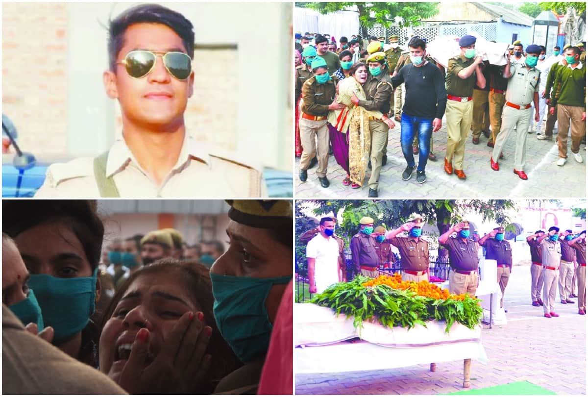 Agra police cop murder news martyr sonu kumar choudhary