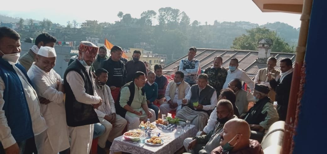 EX CM Harish Rawat in Garur