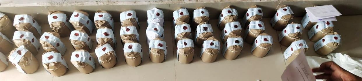 Raid in Kurukshetra and Pihova 22 samples filled with eight types of sweets from the sweet house