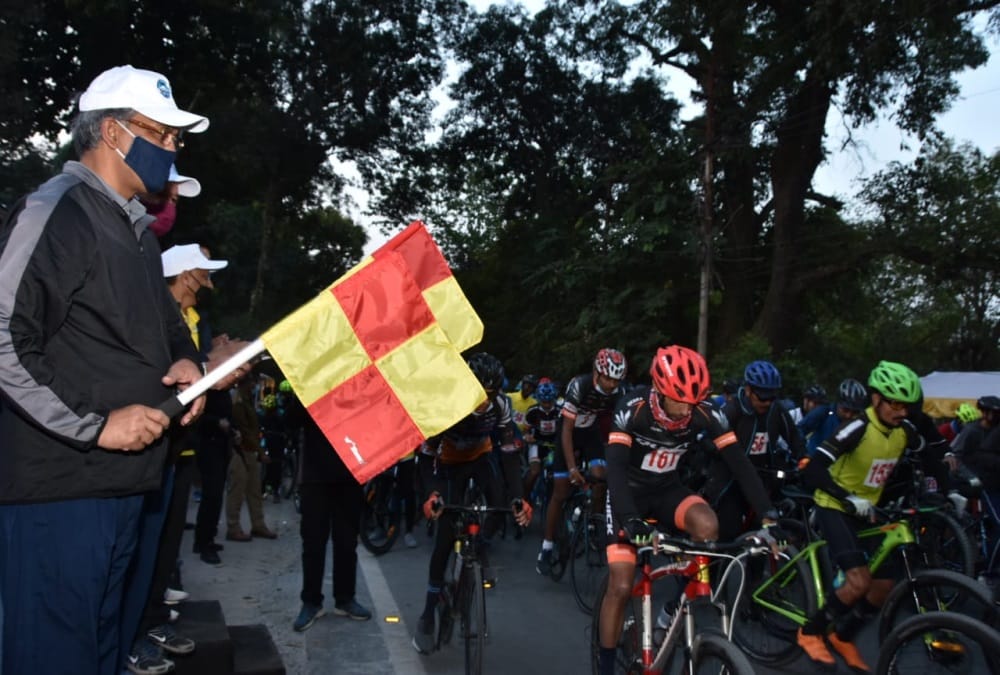 Uttarakhand state foundation day 2020: Cm Trivendra singh rawat Flag Off Hill with Wheels Cycle Rally Today