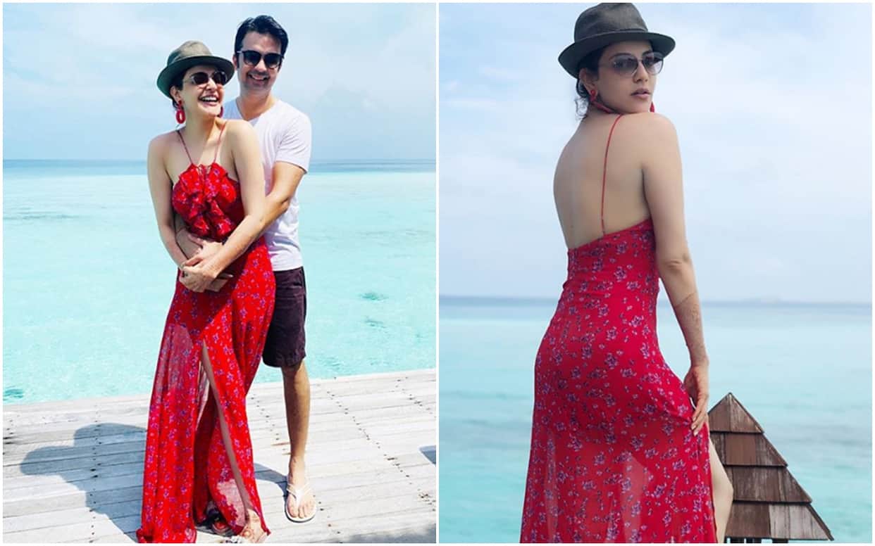 Kajal Aggarwal Shares Bold Pic From maldives honeymoon With Husband