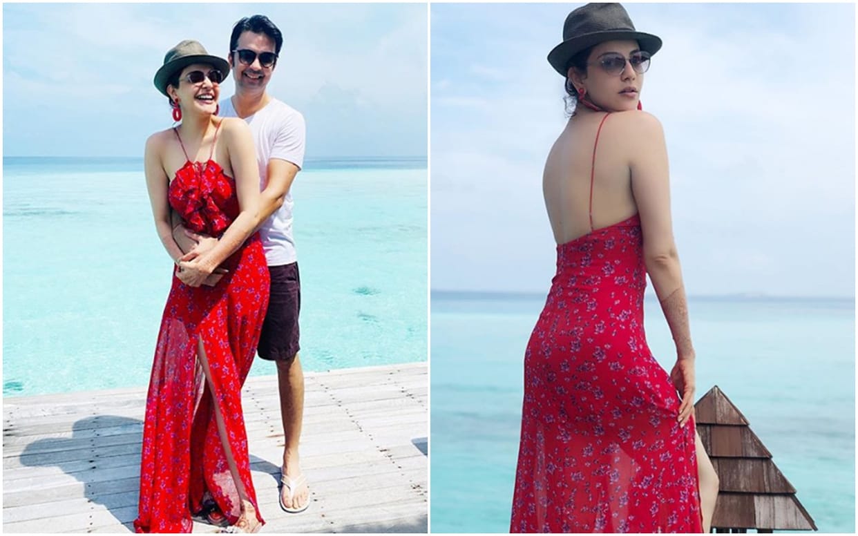 Kajal Aggarwal Shares Bold Pic From maldives honeymoon With Husband