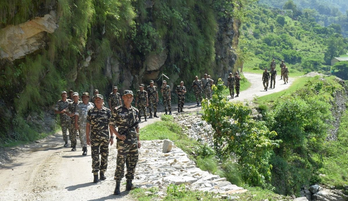 SSB combing on Indo-Nepal border