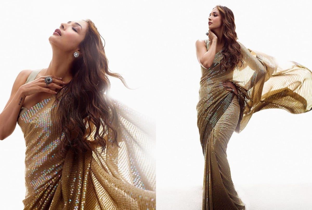 malaika arora madhuri dixit to katrina kaif b town actress loves manish malhotra shimmery saree