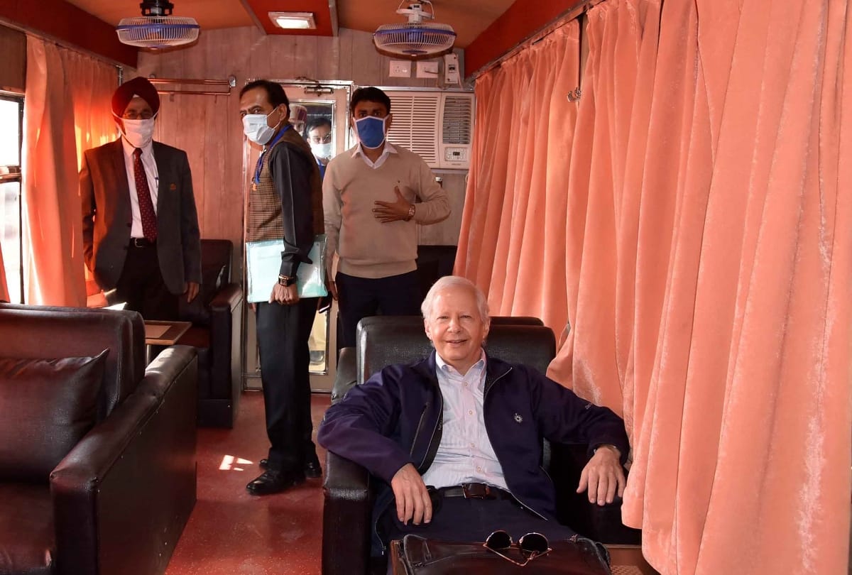 US Ambassador to India Kenneth I Juster Visited Shimla Railway Station