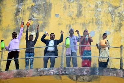 The second day also did not land on the water tank, advocate Viru and his family