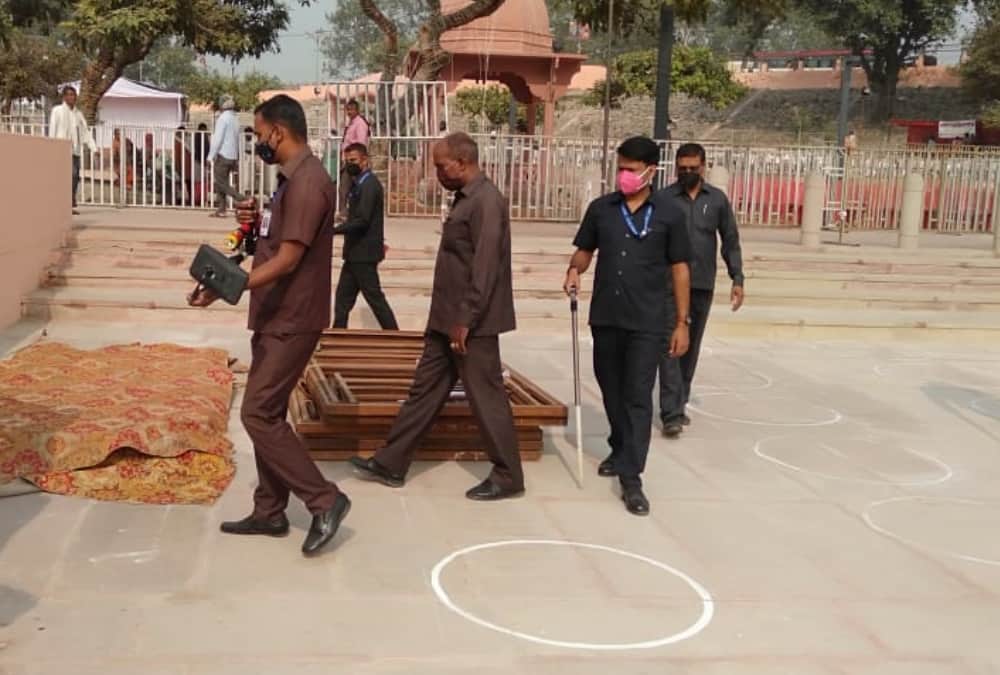 Pics of Ayodhya on anniversary of decision for Ayodhya issue.