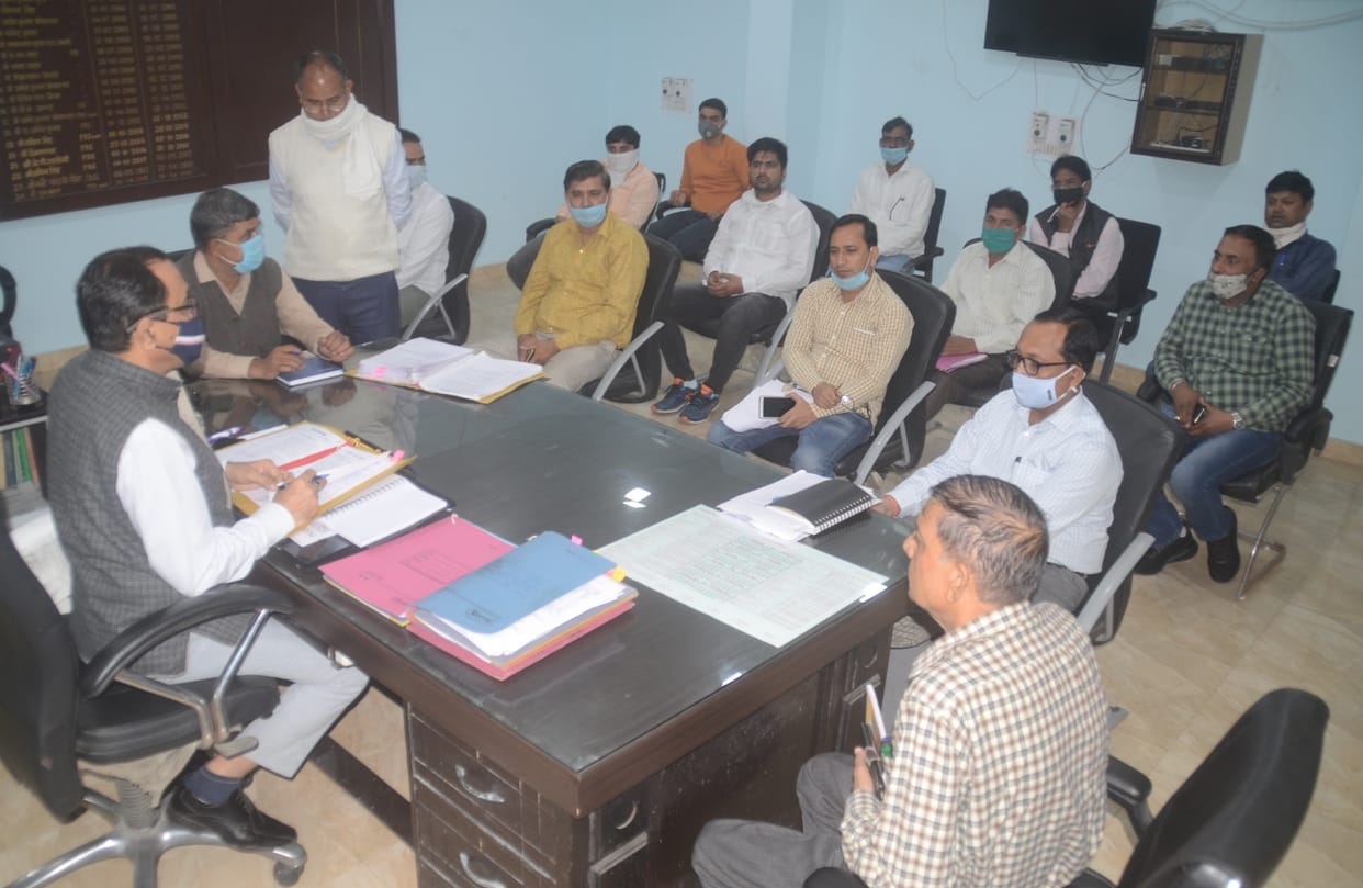 Village development officers continue to protest at Vikas Bhavan