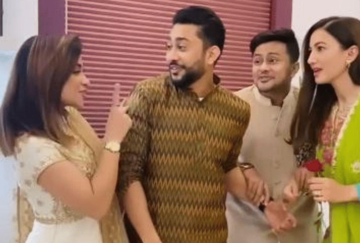 Gauhar Khan suddenly dropped while dancing with his fiance Zaid Darbar