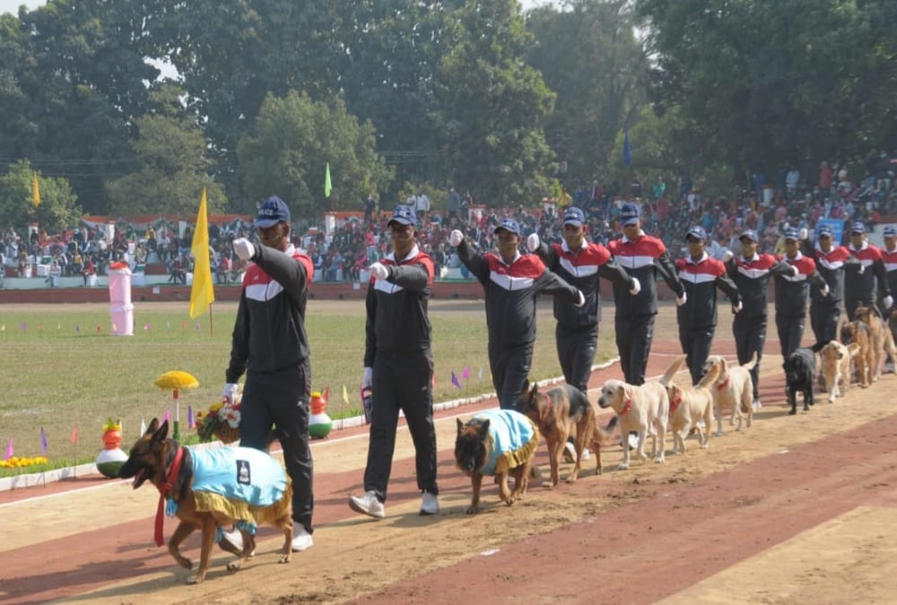Uttarakhand 21st Foundation Day 2020: Soldiers and Dog Squad Shocking Stunt during Police Parade