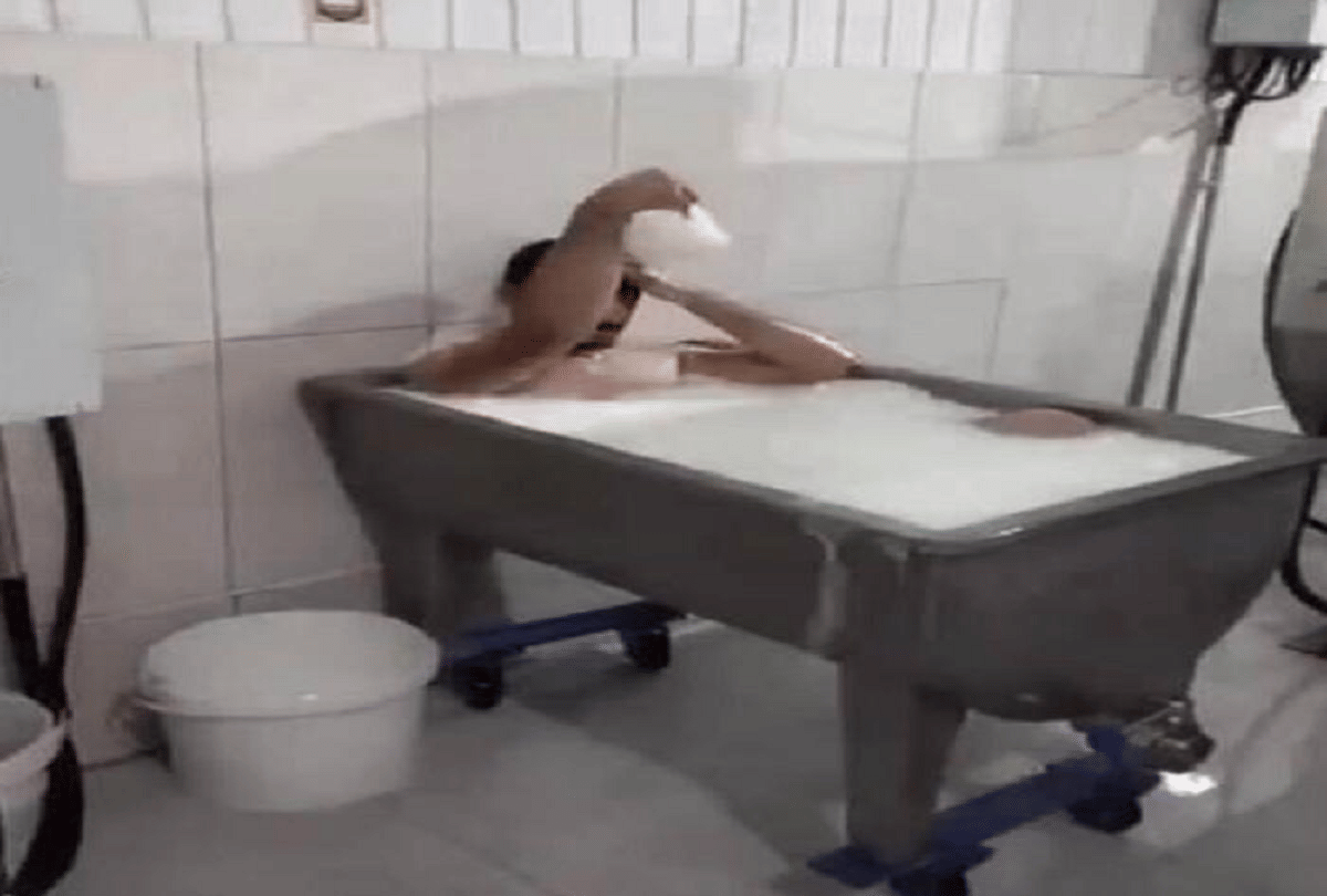 turkish dairy worker bathes in milk arrested after video goes viral