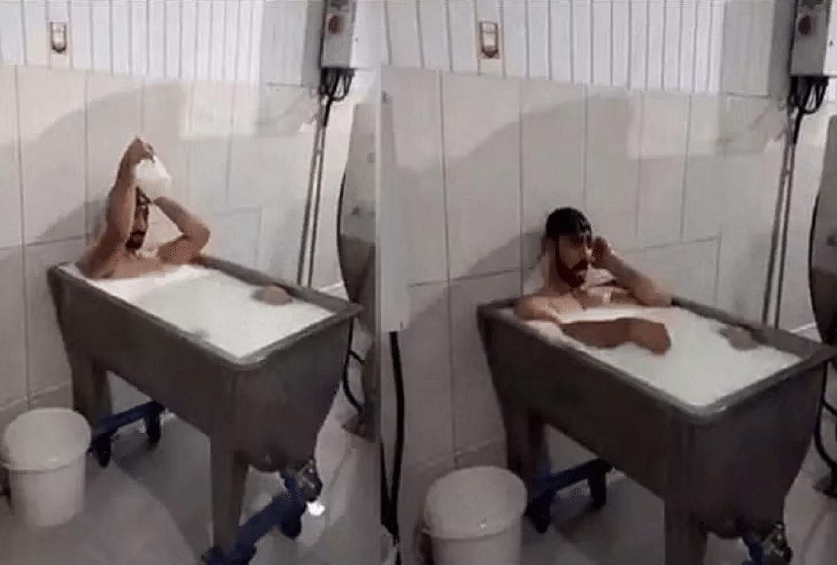 turkish dairy worker bathes in milk arrested after video goes viral