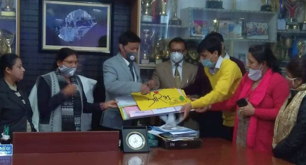 New issue of wall magazine released in Pithoragarh college