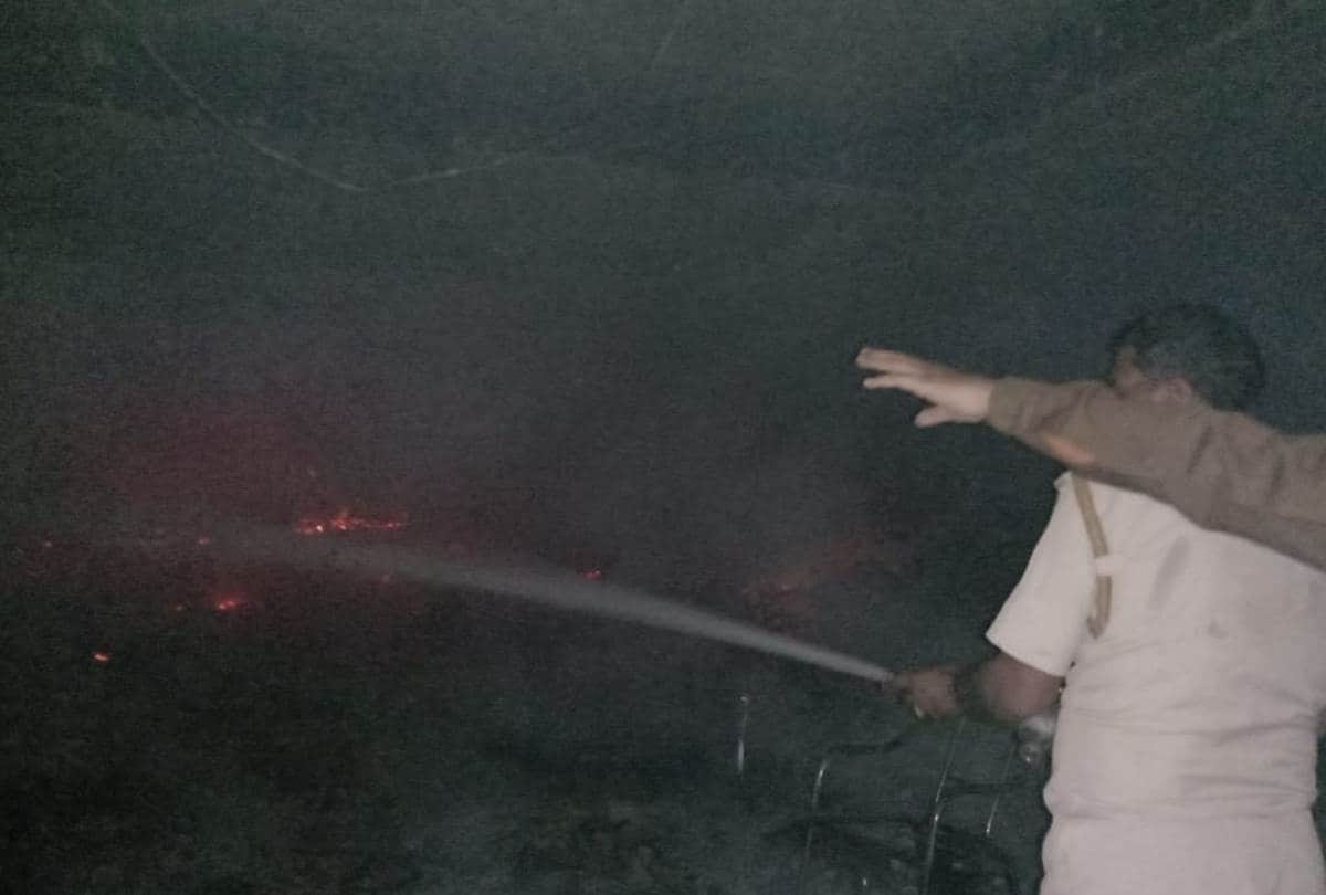 fire broke out in banquet hall and shop of paint in lucknow